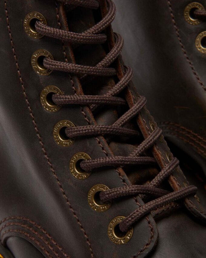 Botas con plataforma de cuero Crazy Horse de Sinclair Botas con plataforma de cuero Crazy Horse de Sinclair