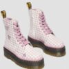 Botas con plataforma de cuero JADON HEART Gingham Botas con plataforma de cuero JADON HEART Gingham