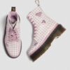 Botas con plataforma de cuero JADON HEART Gingham Botas con plataforma de cuero JADON HEART Gingham