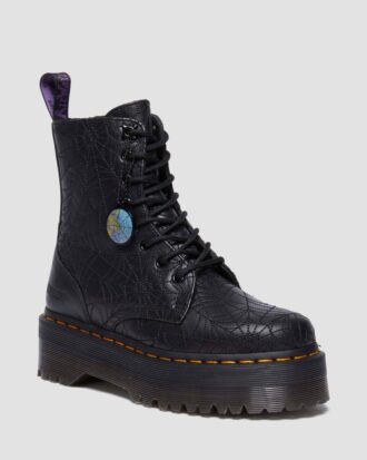 Botas con plataforma de cuero Jadon Wednesday