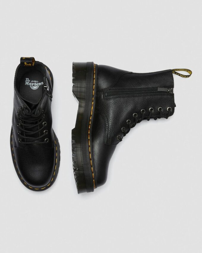 Botas con plataforma de cuero Pisa de Jadon III Botas con plataforma de cuero Pisa de Jadon III