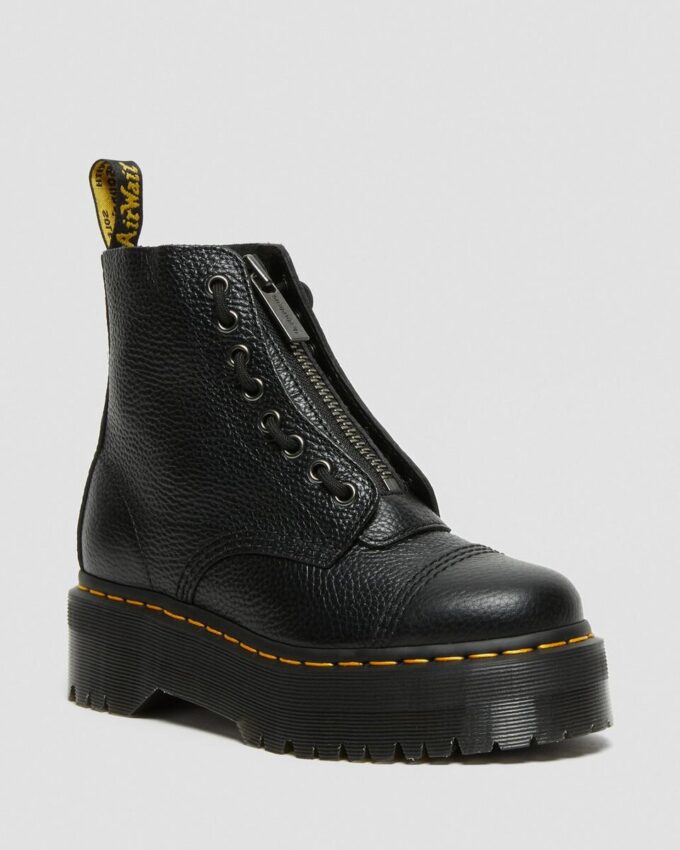 Botas con plataforma de Nappa Leather molida SINCLAIR Botas con plataforma de Nappa Leather molida SINCLAIR