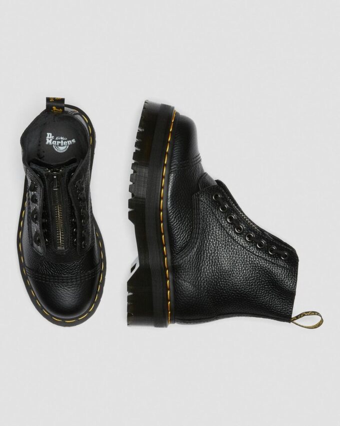 Botas con plataforma de Nappa Leather molida SINCLAIR Botas con plataforma de Nappa Leather molida SINCLAIR