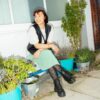 Botas con plataforma de Nappa Leather molida SINCLAIR Botas con plataforma de Nappa Leather molida SINCLAIR