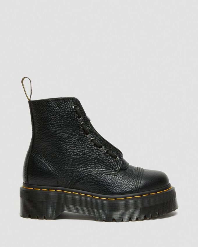 Botas con plataforma de Nappa Leather molida SINCLAIR Botas con plataforma de Nappa Leather molida SINCLAIR