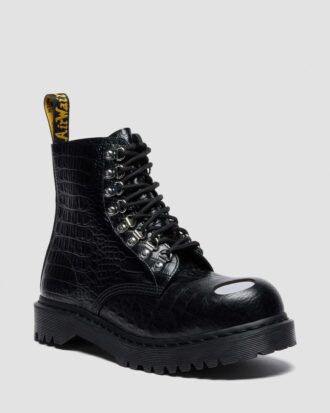 Botas de cuero con puntera de acero 1460 Pascal Bex