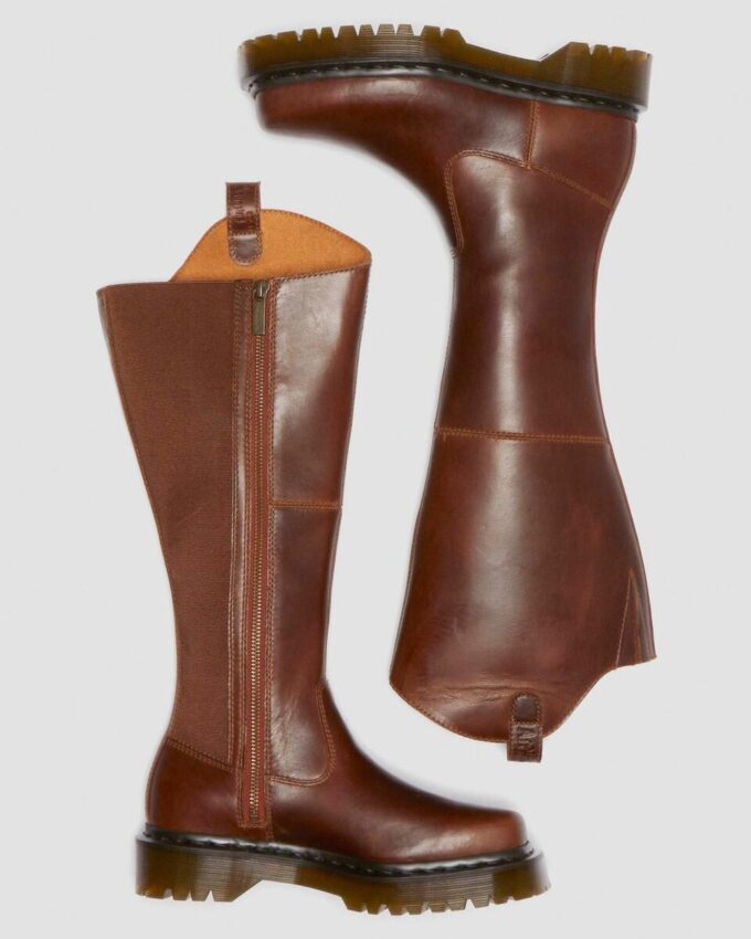 Botas de cuero hasta la rodilla Amaayah Botas de cuero hasta la rodilla Amaayah