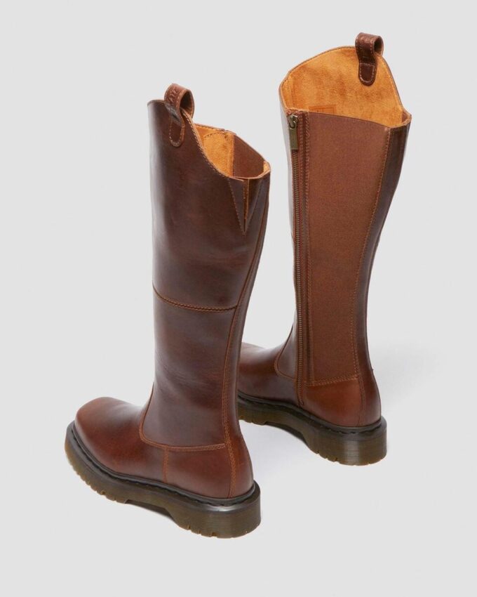 Botas de cuero hasta la rodilla Amaayah Botas de cuero hasta la rodilla Amaayah