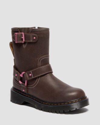 Botas de motociclista de piel para niño Genaya Junior Botas de motociclista de piel para niño Genaya Junior