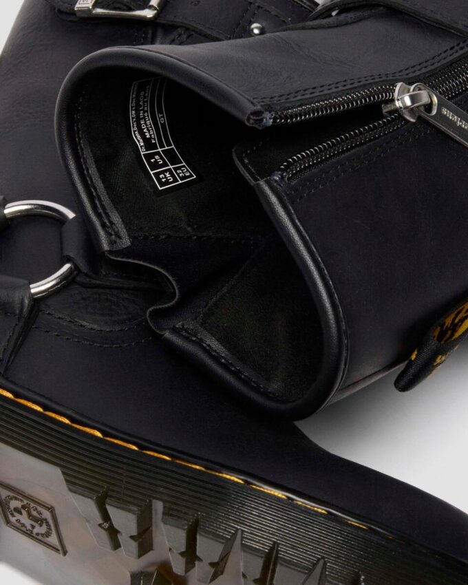 Botas de motociclista de piel para niño Genaya Junior