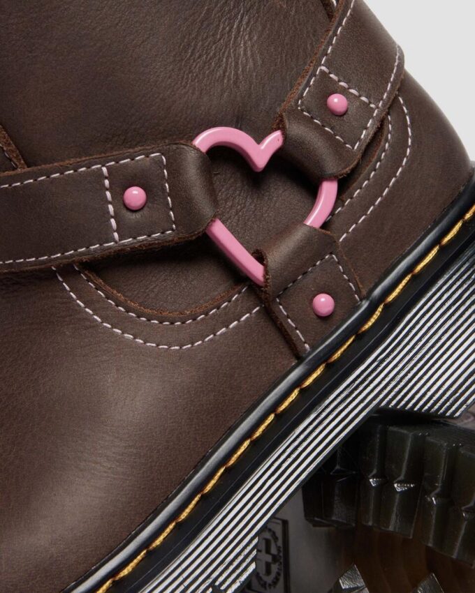 Botas de motociclista de piel para niño Genaya Junior