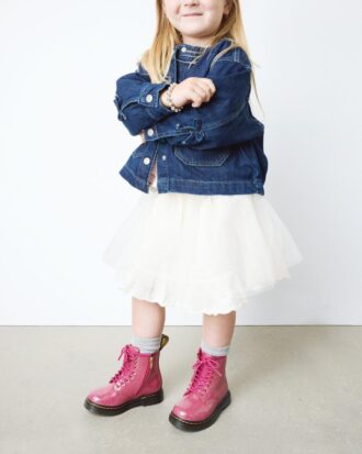 BOTAS DE PATENT LEATHER 1460 GLITTER PARA NIÑOS