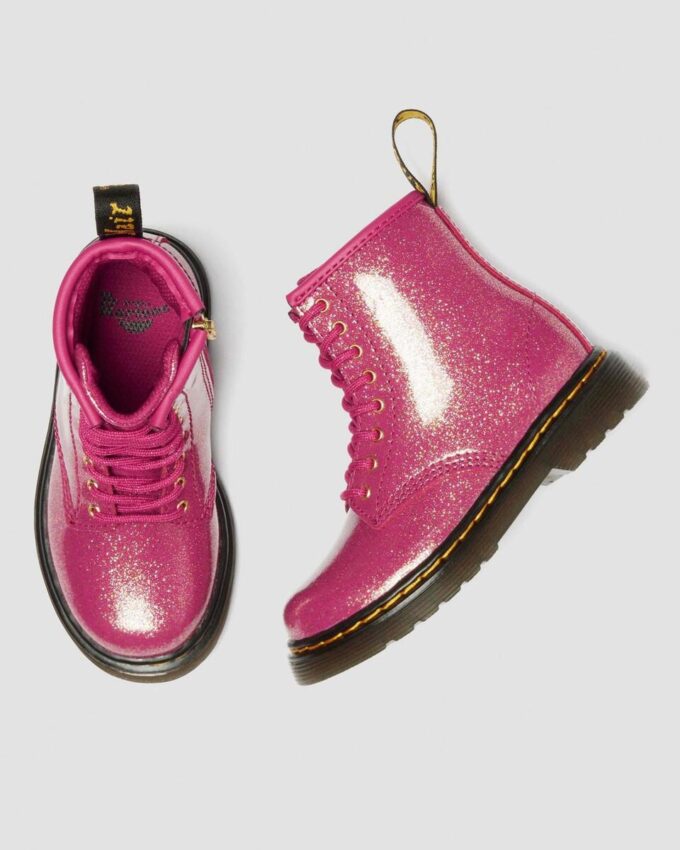 BOTAS DE PATENT LEATHER 1460 GLITTER PARA NIÑOS