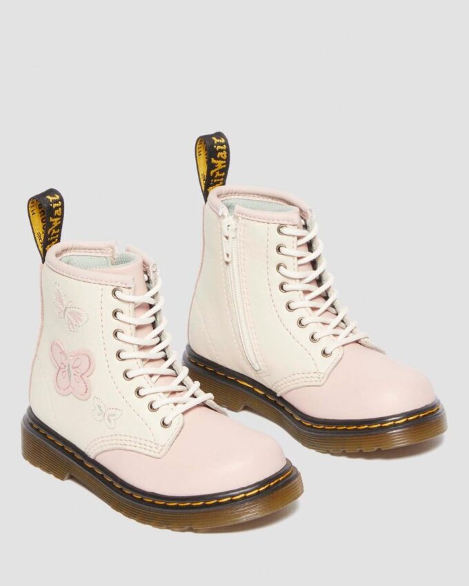 Botas de piel Butterfly 1460 para niños pequeños
