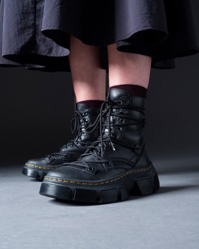 Botas de piel DMXL de 8 ojales Botas de piel DMXL de 8 ojales