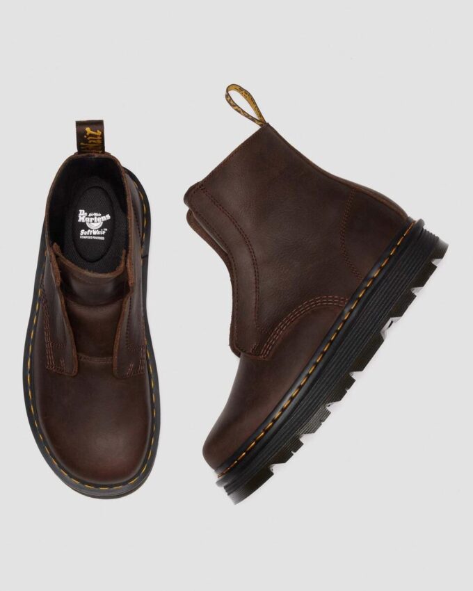 Botas de piel sin cordones Zebzag Botas de piel sin cordones Zebzag