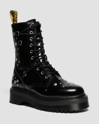 Botas de plataforma con tachuelas Jadon Hi en piel Buttero