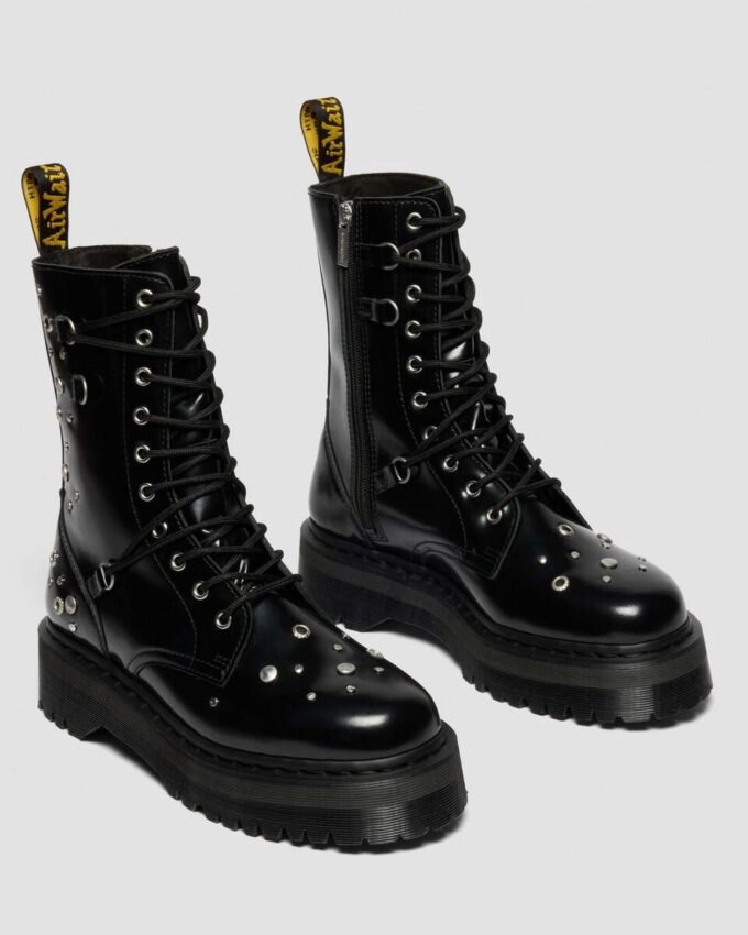 Botas de plataforma con tachuelas Jadon Hi en piel Buttero