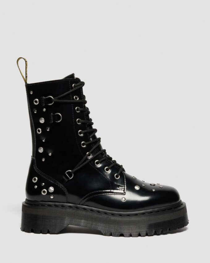 Botas de plataforma con tachuelas Jadon Hi en piel Buttero