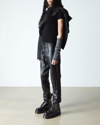 Botas de plataforma de cuero 1460 Quad Harness