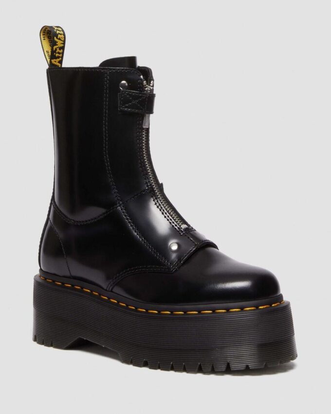 Botas de plataforma de piel Jetta Hi Max Botas de plataforma de piel Jetta Hi Max