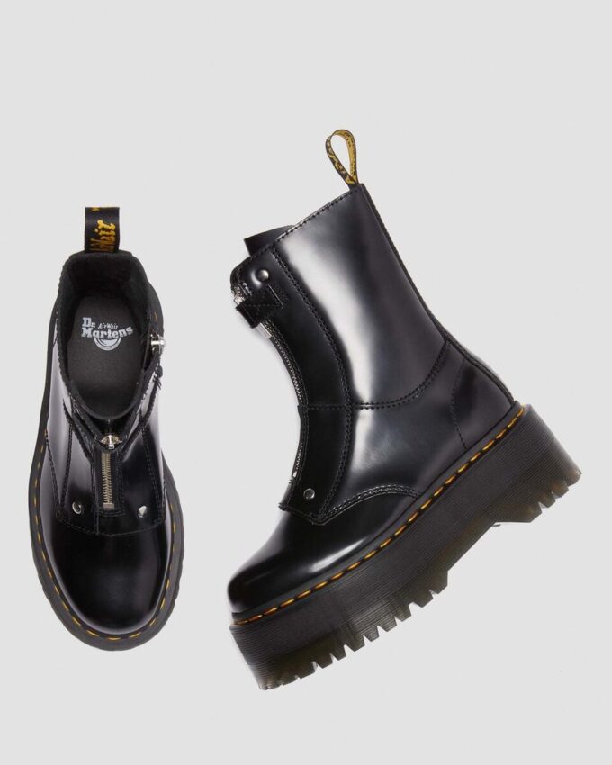 Botas de plataforma de piel Jetta Hi Max Botas de plataforma de piel Jetta Hi Max