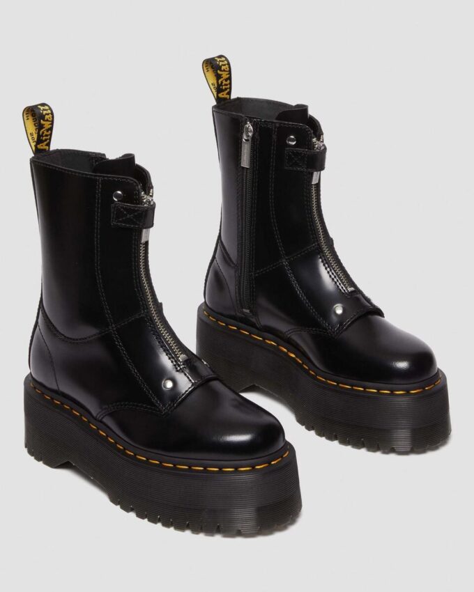 Botas de plataforma de piel Jetta Hi Max Botas de plataforma de piel Jetta Hi Max