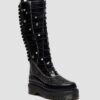 Botas de plataforma de piel XTRM FRILL Botas de plataforma de piel XTRM FRILL