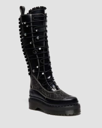 Botas de plataforma de piel XTRM FRILL