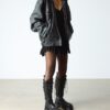 Botas de plataforma de piel XTRM FRILL Botas de plataforma de piel XTRM FRILL