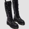 Botas de plataforma de piel XTRM FRILL Botas de plataforma de piel XTRM FRILL