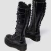Botas de plataforma de piel XTRM FRILL Botas de plataforma de piel XTRM FRILL