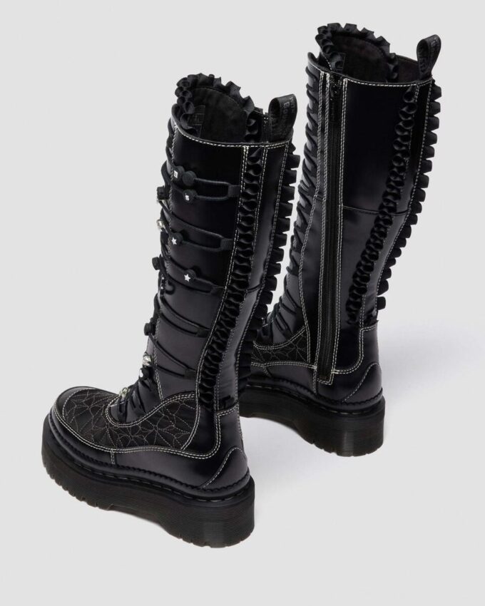 Botas de plataforma de piel XTRM FRILL Botas de plataforma de piel XTRM FRILL