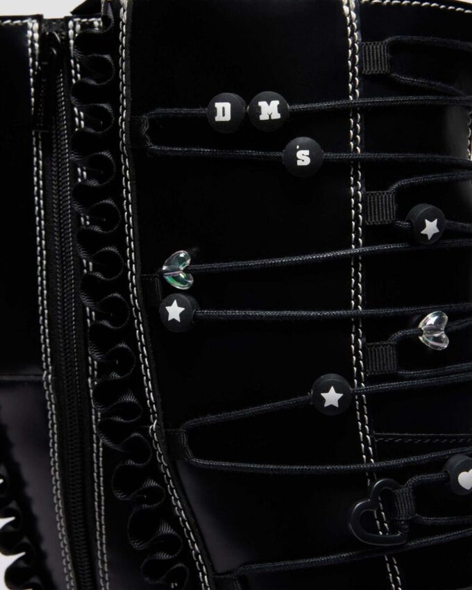 Botas de plataforma de piel XTRM FRILL Botas de plataforma de piel XTRM FRILL