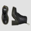 Botas de tacón acampanado con cordones de cuero Jesy Sendal Botas de tacón acampanado con cordones de cuero Jesy Sendal