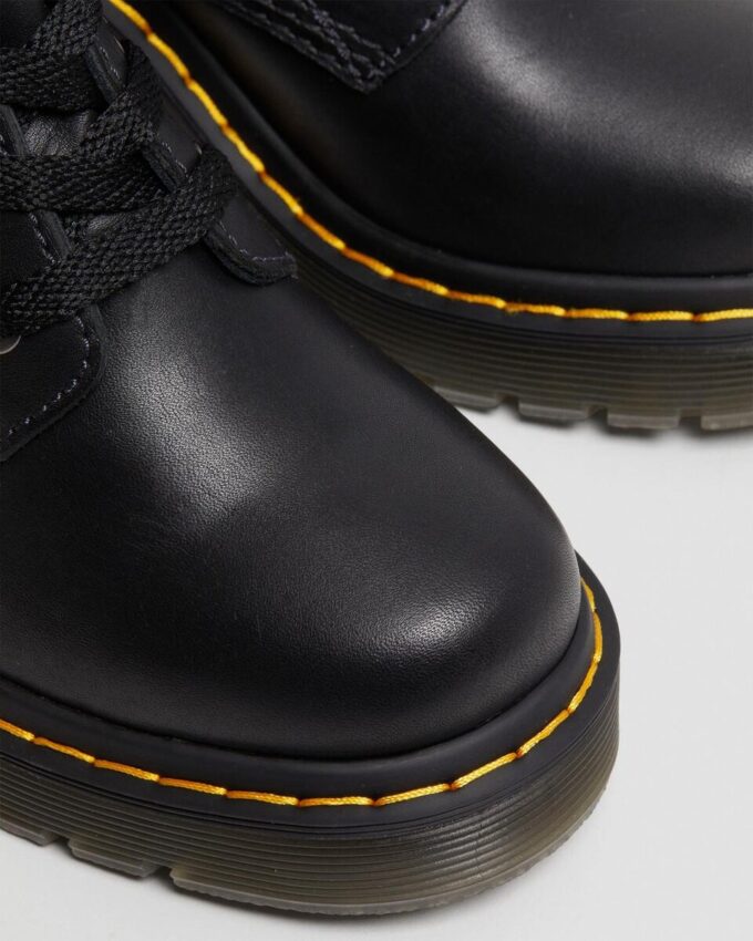 Botas de tacón acampanado con cordones de cuero Jesy Sendal Botas de tacón acampanado con cordones de cuero Jesy Sendal