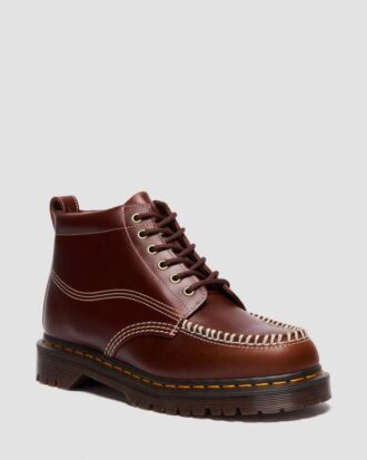 Botas de tobillo de piel con puntera mocasín LOWELL CHUKKA