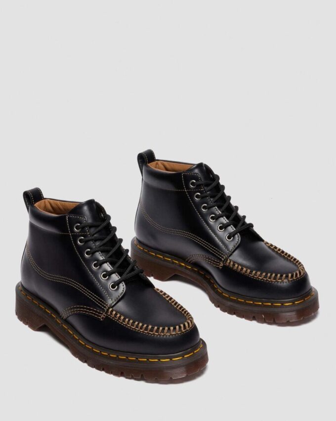Botas de tobillo de piel con puntera mocasín LOWELL CHUKKA Botas de tobillo de piel con puntera mocasín LOWELL CHUKKA