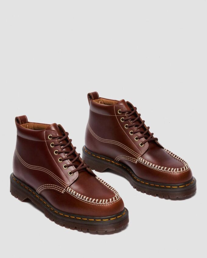 Botas de tobillo de piel con puntera mocasín LOWELL CHUKKA Botas de tobillo de piel con puntera mocasín LOWELL CHUKKA