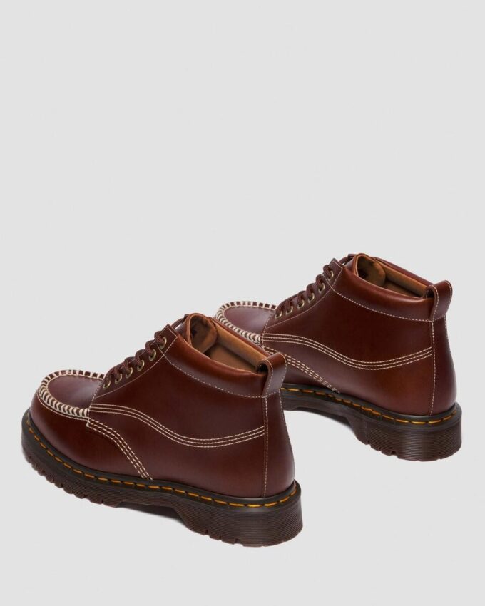 Botas de tobillo de piel con puntera mocasín LOWELL CHUKKA Botas de tobillo de piel con puntera mocasín LOWELL CHUKKA