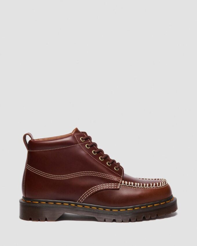 Botas de tobillo de piel con puntera mocasín LOWELL CHUKKA Botas de tobillo de piel con puntera mocasín LOWELL CHUKKA