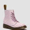 Botas Junior 1460 de piel a cuadros Botas Junior 1460 de piel a cuadros