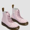 Botas Junior 1460 de piel a cuadros Botas Junior 1460 de piel a cuadros