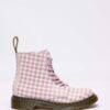 Botas Junior 1460 de piel a cuadros Botas Junior 1460 de piel a cuadros