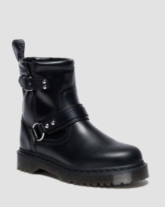 Botas moteras Anistone Harness de piel Orleans