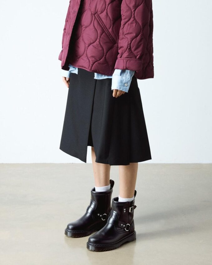 Botas moteras Anistone Harness de piel Orleans