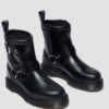 Botas moteras Anistone Harness de piel Orleans