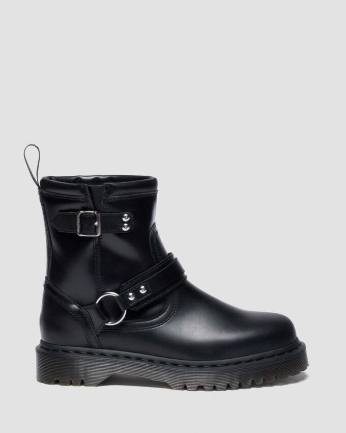 Botas moteras Anistone Harness de piel Orleans
