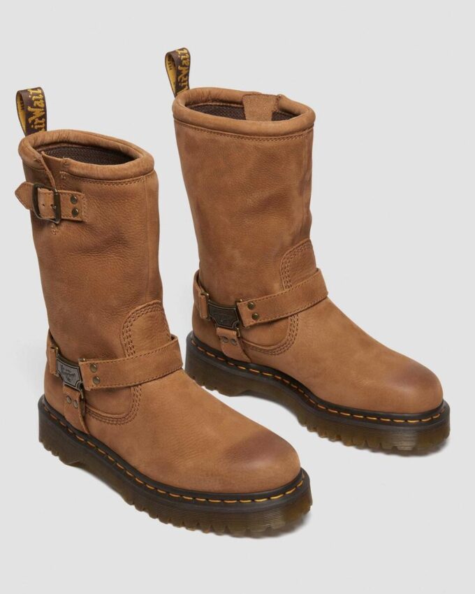 Botas moteras Anistone Hi Tumbled Nubuck