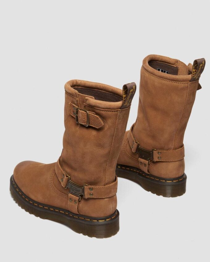 Botas moteras Anistone Hi Tumbled Nubuck